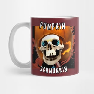 Pumpkin Schmunkin (skull inside carved pumpkin) Mug